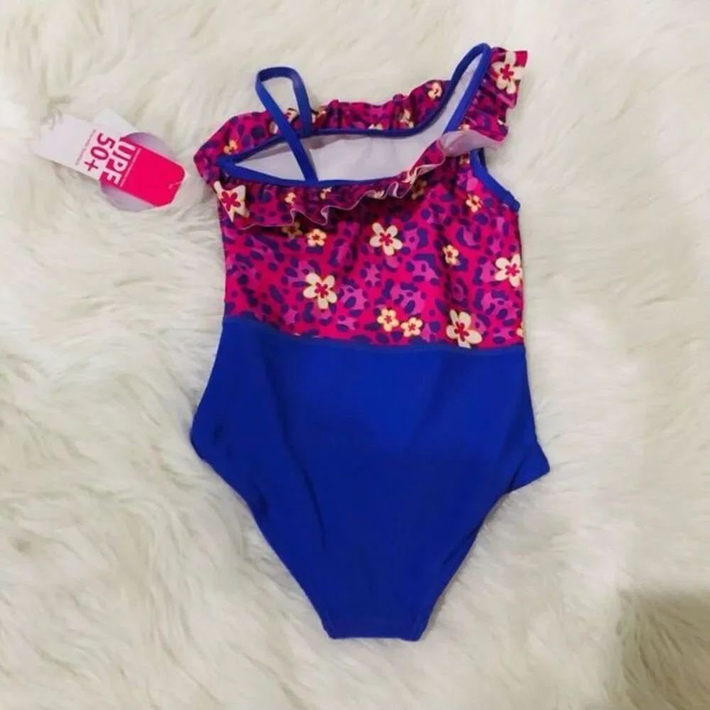 Disney's Encanto Girls One-Piece‎ Swimsuit UPF 50+ Sleeveless Purple Size 6X